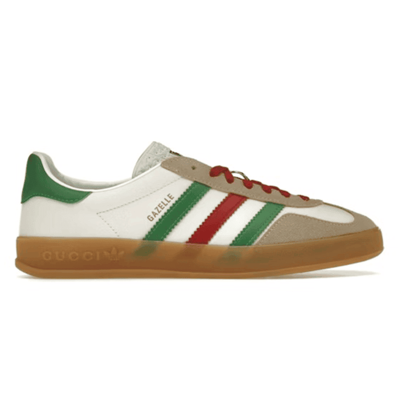 Adidas x Gucci Gazelle 'White Green Red
