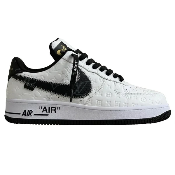 Louis Vuitton x Nike Air Force 1 Low 'White Black'