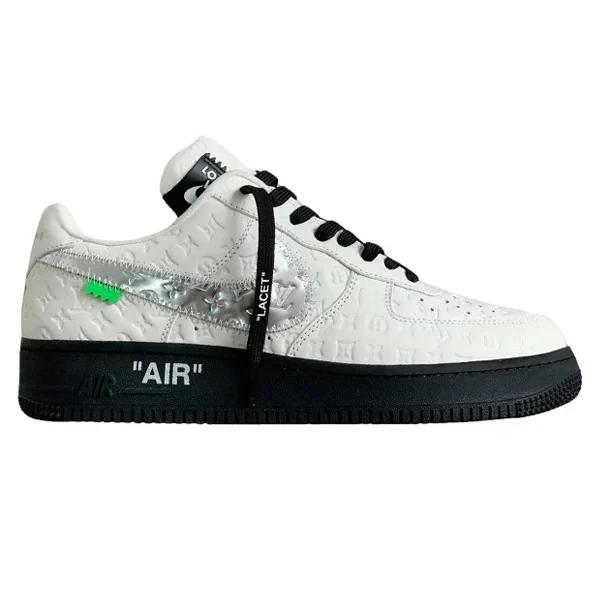 Louis Vuitton x Nike Air Force 1 Low 'White Black Silver'